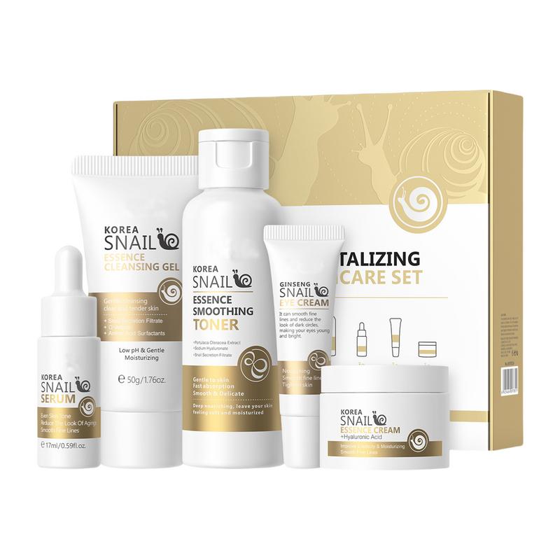 5pcs Snail Collagen Skin Care  - Snail Cream Gel 리뷰 및 가격