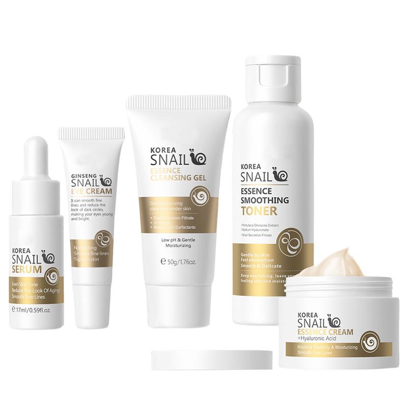 5pcs Snail Collagen Skin Care  - Snail Cream Gel 리뷰 및 가격