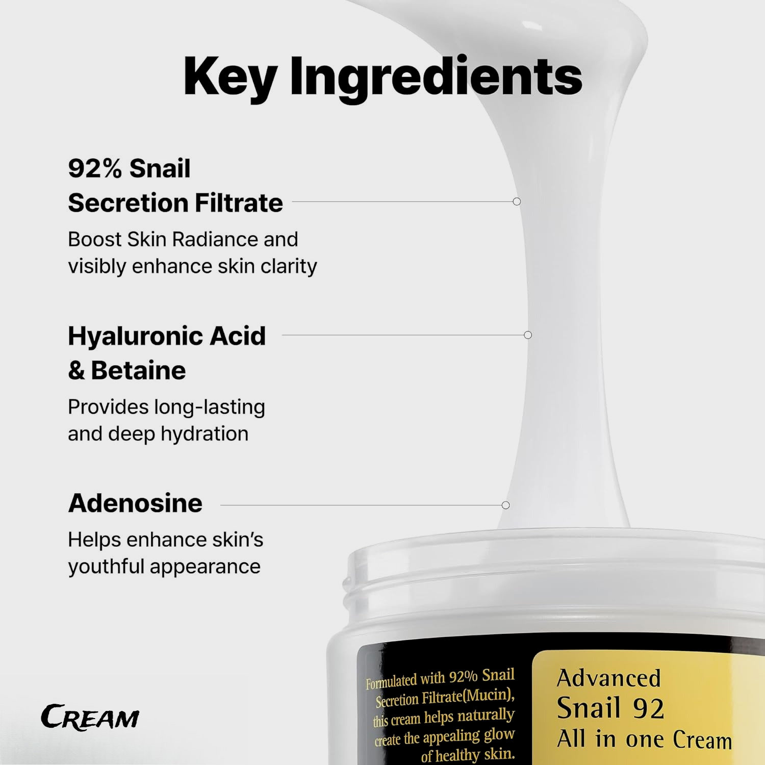 Snail Mucus Cream 92 Daily Moi - Snail Cream Gel 리뷰 및 가격