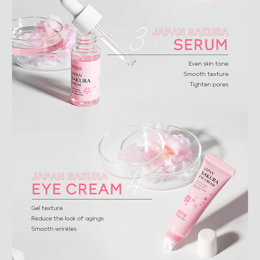 5/6pcs/set Japan Sakura Skin C - Skincare Glow 리뷰 및 가격